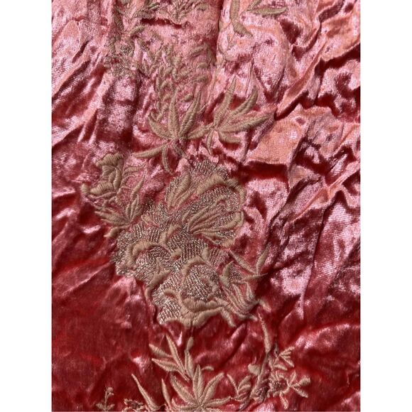 Anthropologie Rosie Embroidered Velvet Joggers Size XL - Picture 7 of 8